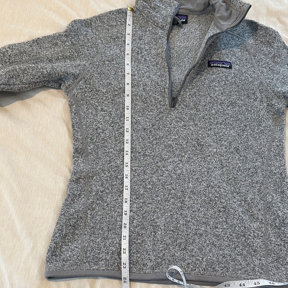 Patagonia Better Sweater 1/4 Zip Pullover Women’s Small Gray Heather Like New - Picture 12 of 16